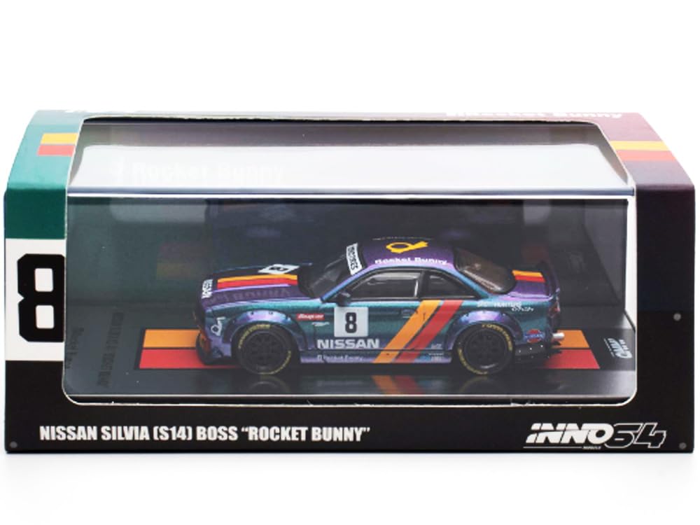 INNO MODELS 1/64 Scale Model INISSAN SILVIA (S14) BOSS “ROCKET BUNNY” INNO MODELS 64