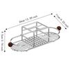 Quick Dry Toothpaste Rack Waterproof Cutlery Storage Rack Durable Mouthwash Cup Rack  for Bathroom