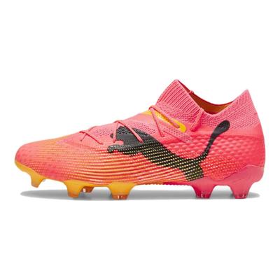 Future Ultimate 7 FG AG Pacchetto Forever Faster Sneakers Unisex Rosa Sunset-Glow Nero 107599-03