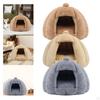 Semi Closed Cat Nest Autumn Winter Bed Kennel Shelter Pet Pets Cave for Kitten Hamster