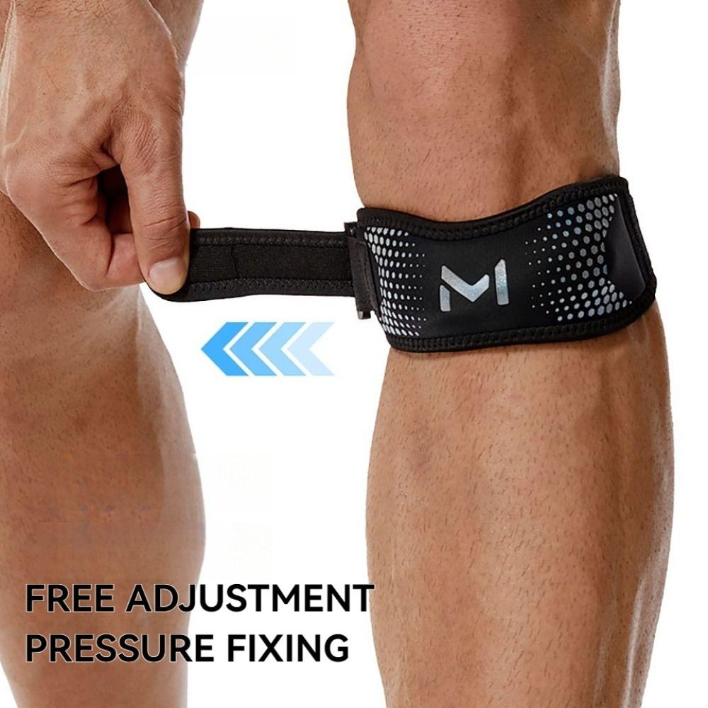 Adjustable Patella Knee Strap Breathable Knee Pain Relief Support Brace  Gym