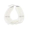 Vintage Imitation Pearl Multi-Layer Necklace Oval Beasds Choker Elegant Collar for Women's Chain Jewelry Accessories Party Gift