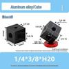 Aluminum Alloy Hex Nut Acrylic Connector Cap