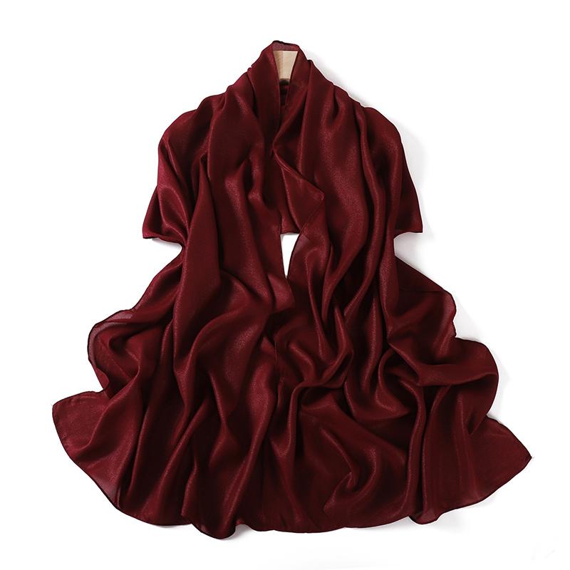 Muslim Chiffon Hijab Scarf for Women Solid Color Square Head Wrap Scarves Jersey Hijabs Islamic Turban Headband Shawl 180*70cm