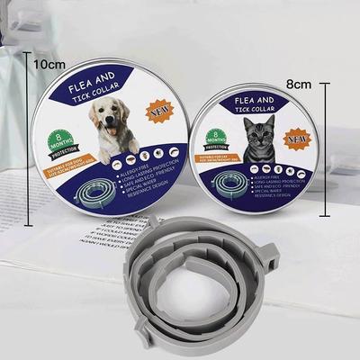 New 8 Month Flea & Tick Prevention Collar Perro for Cats Dog Harness Mosquitoes Repellent Collar Insect Mosquitoes Coleira