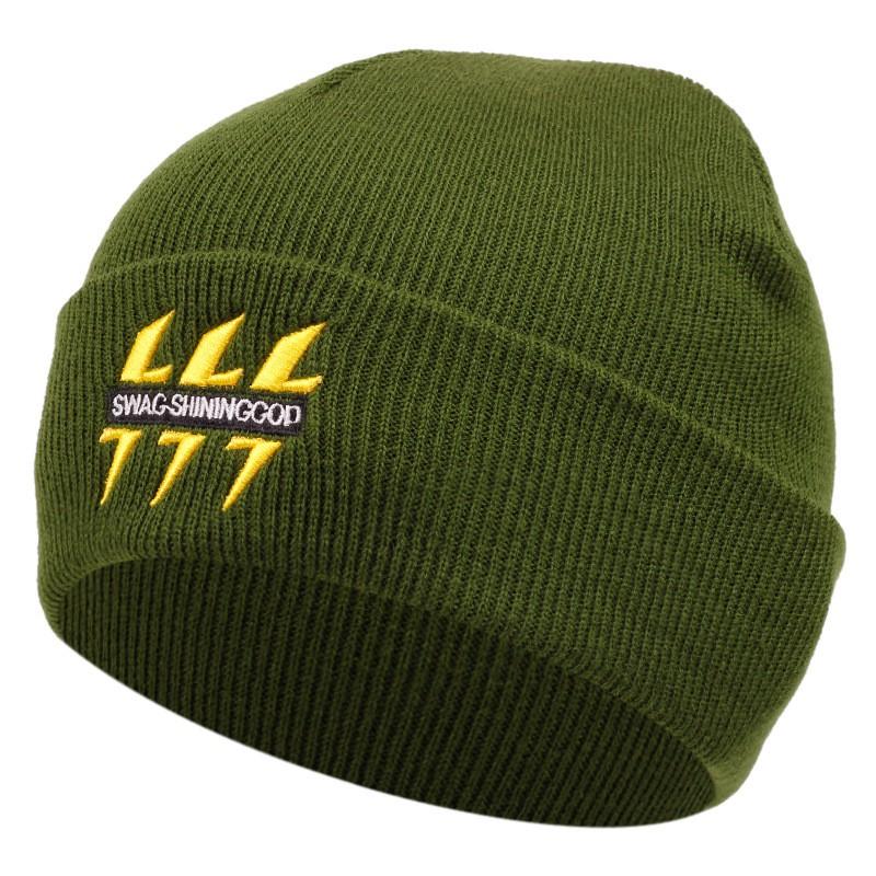 Winter Outdoor Ski Beanie Men Women Warm Knit Hat All-match Sports Cold Cap