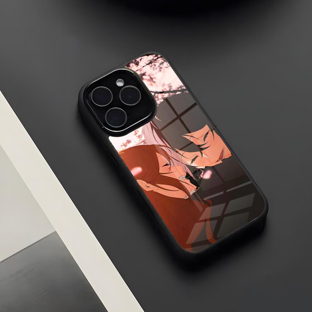 Anime Horimiya Phone Case For IPhone 17 Pro Max 16 15 14 13 11 Pro Max Plus Glass Phone Case