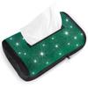 Diamond Studded Car Tissue Holder - Sun Visor & Armrest Mount, Luxurious Pull-out Design, Cute & Convenient In-Car Accessory