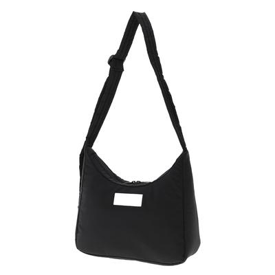 Bolsa de Ombro Autêntica MP6047PPP Allerton Bolsa de Ombro Acolchoada Popeline Preta [Manhattan Portage] [Oficial]
