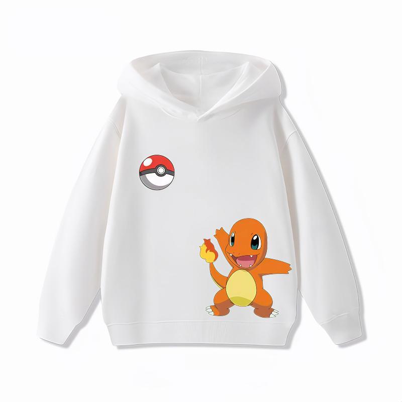 Felpa con Cappuccio Potdemiel Pikachu per Bambini Morbida e Comoda Adatta a Ragazzi e Ragazze Calda in Autunno e Inverno Felpa con Cappuccio per Bambini