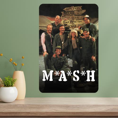 

MASH Classic TV Show Metal Poster Sign 20x30cm（7.8x11.8inch）