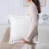 Luxury Pillow Cover for Sofa, Living Room, Bay Window, Solid Color Cushion, Back or Bedside Pillow (Insert Not Included)
