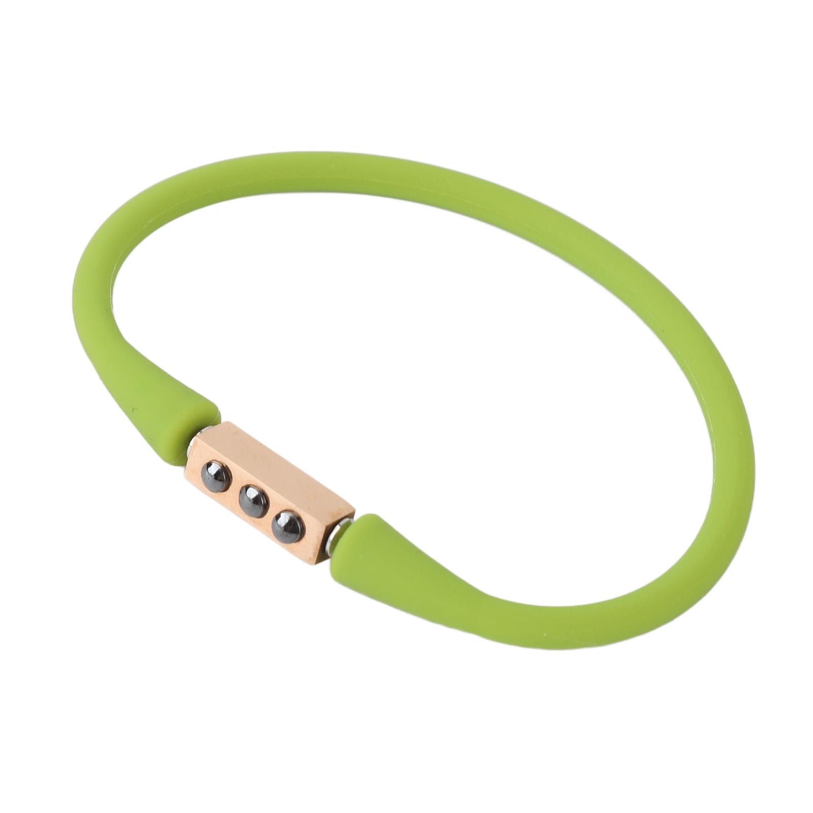 Men Women Negative Ion Balance Energy Bracelet Magnetic Therapy Silicone Sports Wristband for Basketball