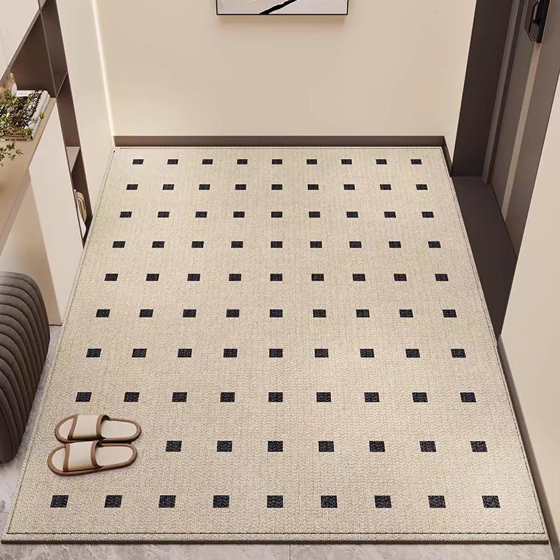 Premium Non-Slip Dirt-Resistant Cuttable Entrance Doormat with Cloth Backing - Easy to Clean Entryway Carpet