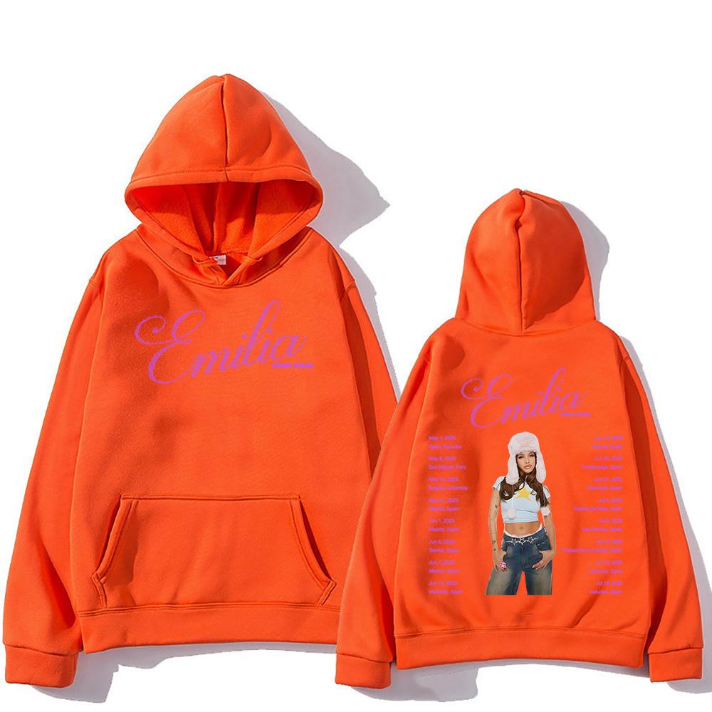 Mernes Fashion Hoodie Emilia Mernes Tour Sweatshirts Casual Harajuku Aesthetic Pullovers Women Men Y2K Hoody
