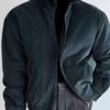 2024 Autumn/Winter Men's Korean Style Corduroy Jacket: Trendy Lapel Casual Outerwear