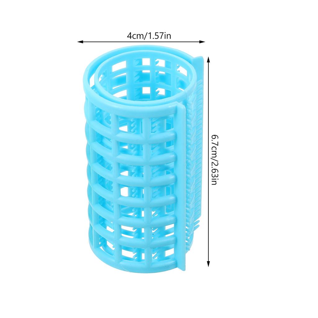 12pcs Hair Curlers Roller Curls Styling Curling Tools Big Portable Self-Adhesive Physical Curly Hair For Salon Hairdressing Tool