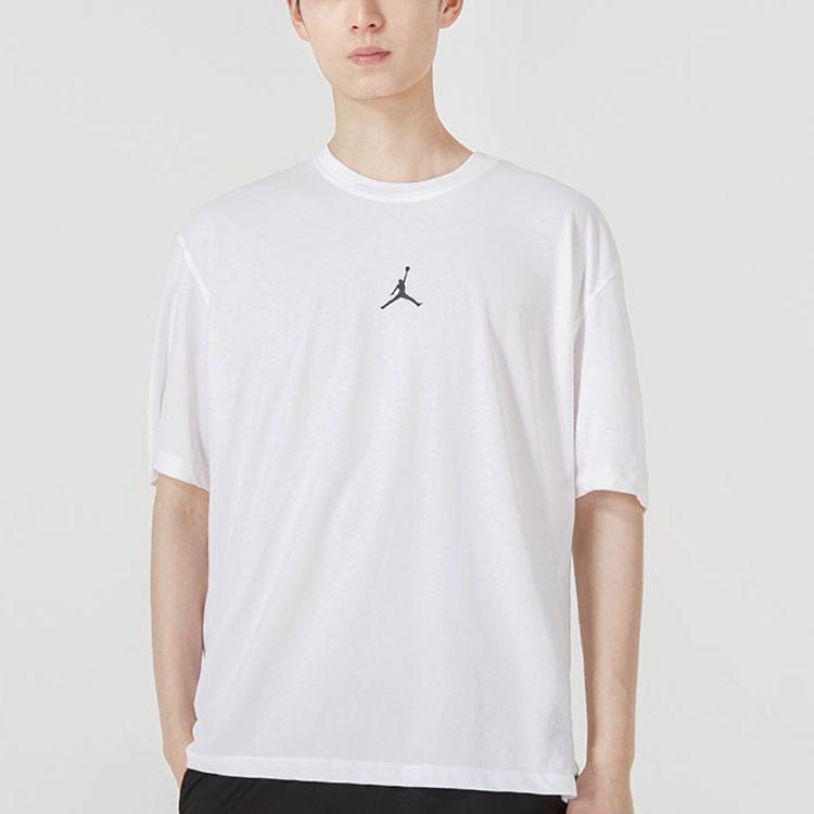 Jordan American Retro Logo Print Sports Crew Neck Short Sleeve SS22 T-Shirt Men Tops White DH8922-100