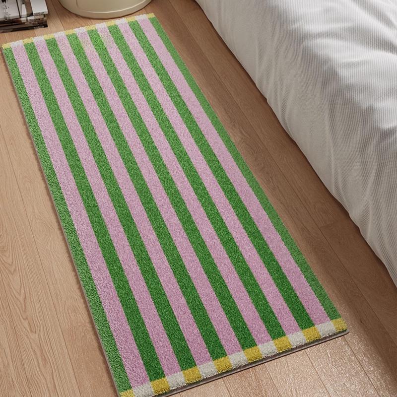 Bedroom Carpet Bedside Mat Home Decoration Korean Long Rug Soft Plush Floor Mats Shaggy Living Room Decor Area Rugs
