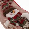 Christmas Decoration Stocking, Non-woven Fabric, Santa, Elk, Snowman
