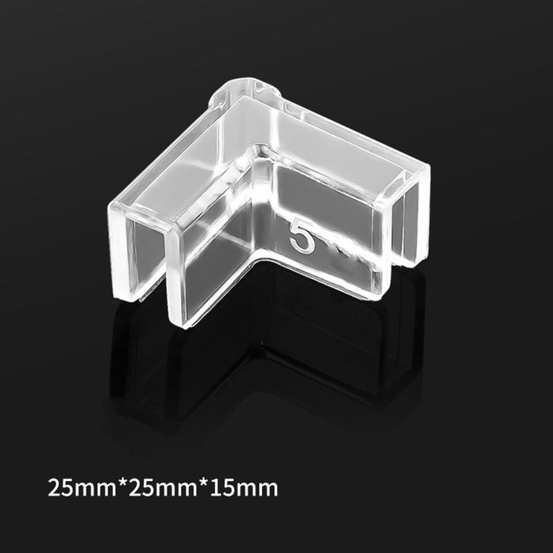 4PCS Fish Tank Aquarium Glass Edges Protector Acrylic Protector Tools for Aquarium Fish Tank Glass Crashproof Tools