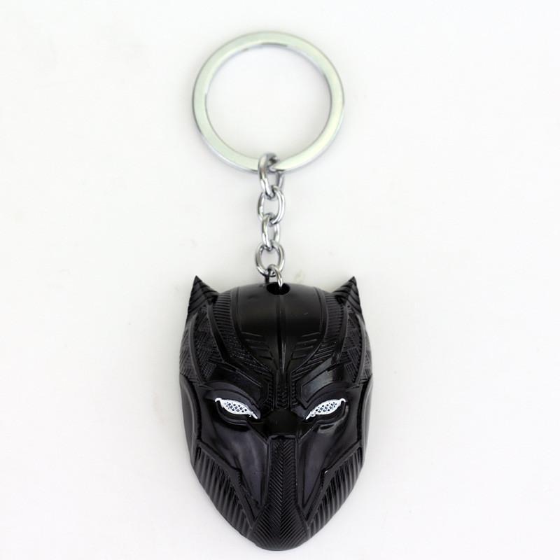 Pendant Black Panther Necklace And Keychain With Alloy For Gift Movie