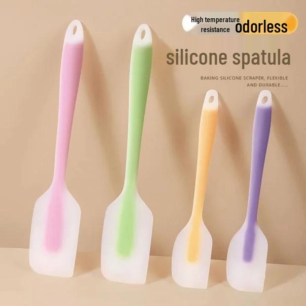

Silicone Spatula 0.01: Heat-Resistant One-Piece Baking Scraper for Cake Cream