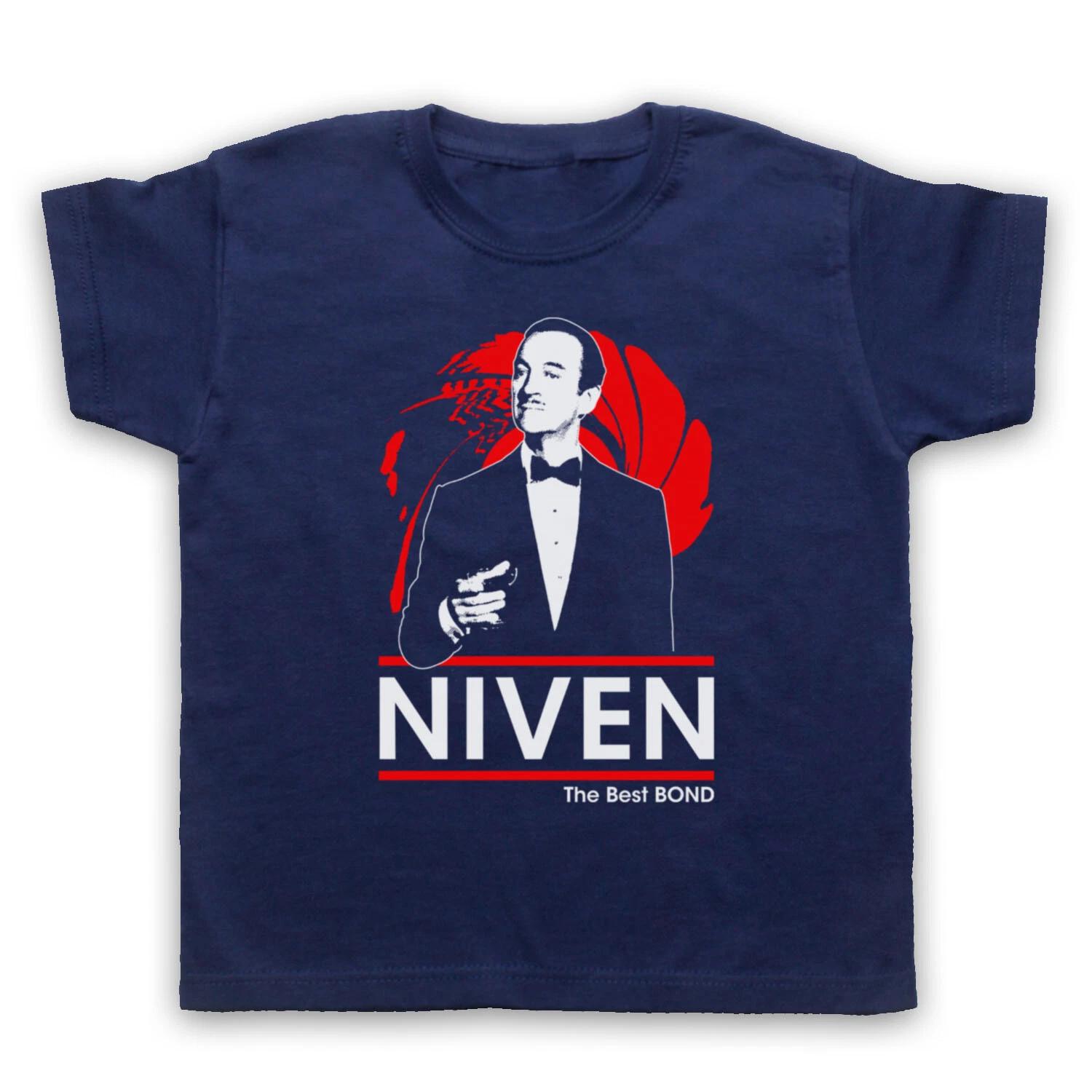 DAVID NIVEN THE BEST BOND SECRET AGENT DOUBLE O 00 KIDS CHILDS Boys Baby Children T-shirt 120