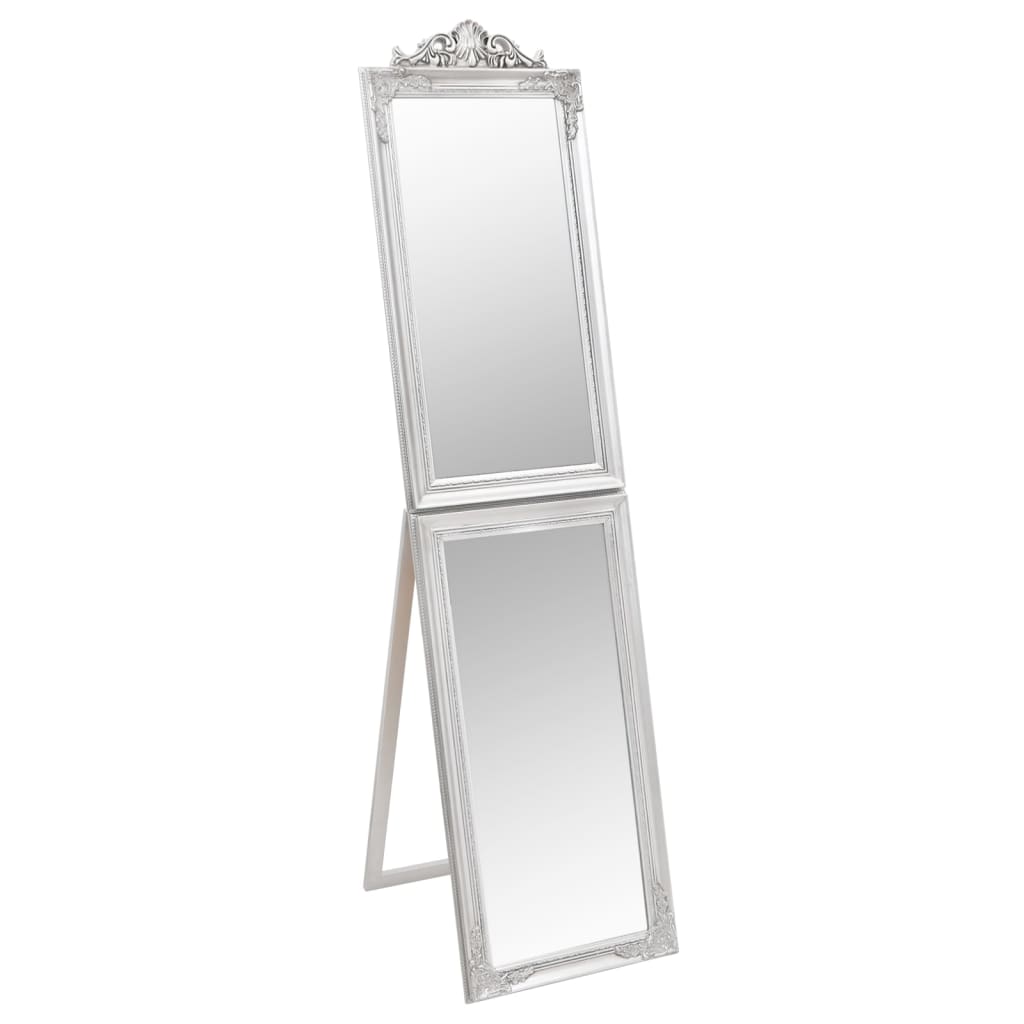 Floor Mirror Silver 40x160 cm