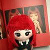 10cm Kpop Idol Doll Keychain JENNIE WINTER Minjeong Cartoon Doll Pendant Backpack Display Keyrings Charm Birthday Gift