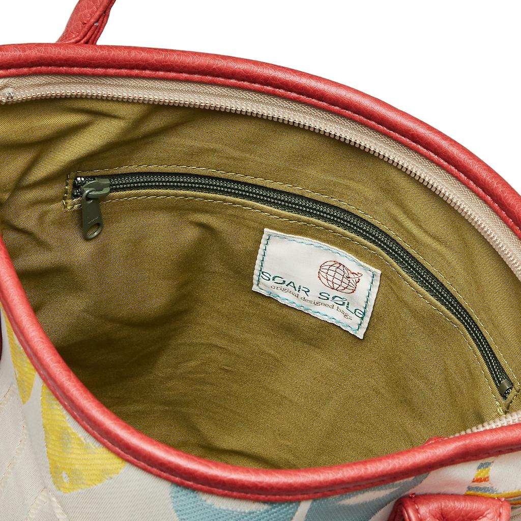 Soar Soul Jewel Tote PUBEG Beige Bag, Women's,