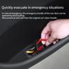 For Tesla Model Y Launch 2025 Upgraded Car Door Storage Box with Emergency Handle TPE All-Inclusive Car Interior Accessories