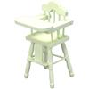 Classical Wooden Mini Baby Dining Chair for 1/12 Dollhouses Role Play Educational Kids Collectible Toy