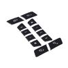 Black Inner Car Door Lock & Seat Memory Cover For Benz E Class Coupe C207 09-16