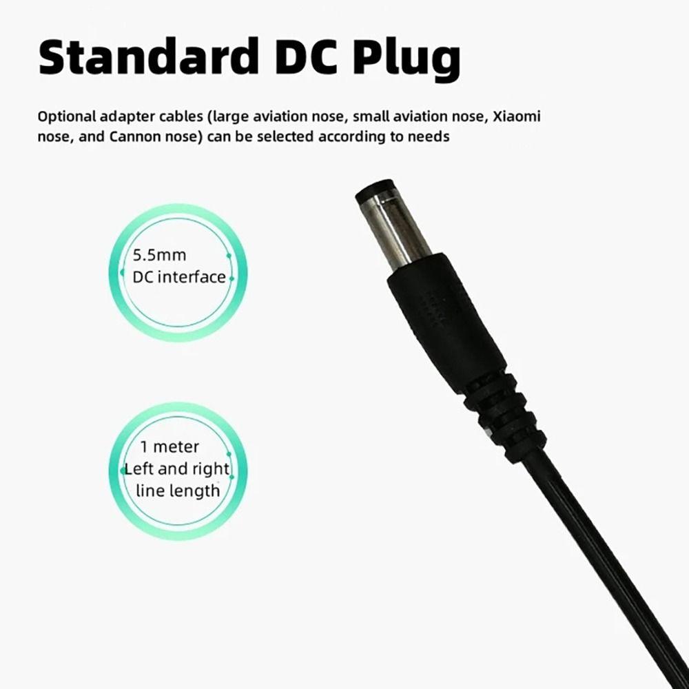 1Set US/EU/UK Plug Electric Scooter Power Adapter AC 100-240V DC 42V 2A Electric Scooter Accessories Black Charging Converter