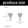 Trendy Alloy Melting Heart Stud Earrings Stylish Fashion Jewelry Luxury Heart Ear Studs Gift For Women