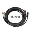 2 Pieces Hydraulic Hose HO5102 Professional Pre-assembled Stable Portable Marine Steering System Outboard Steering Hose Assembly