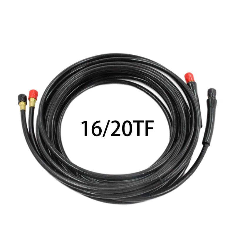 2 Pieces Hydraulic Hose HO5102 Professional Pre-assembled Stable Portable Marine Steering System Outboard Steering Hose Assembly