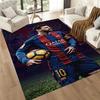 Messi 400 Area Rug Design for Playrooms Bedrooms Foyer Entryway Anti-slip Rug Anime Office Decor Spiritual Gift