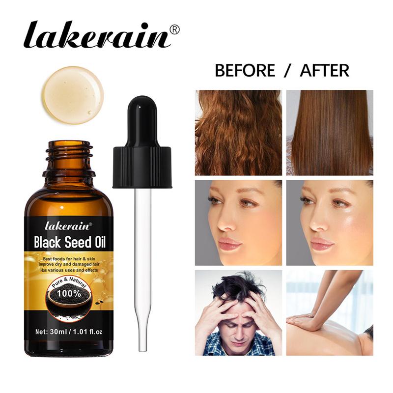 Moisturizing Hair Black Seed Oil Hair Nutrition Eyelash Eyebrow Liquid Multi-functional Black Seed Oil