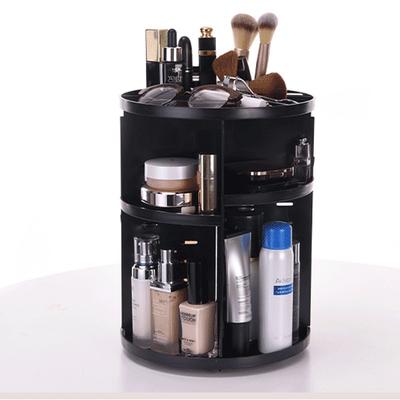 ABS Spin rotierende Kosmetik Make-up Box Display Pinsel Werkzeug Veranstalter 3 Farben