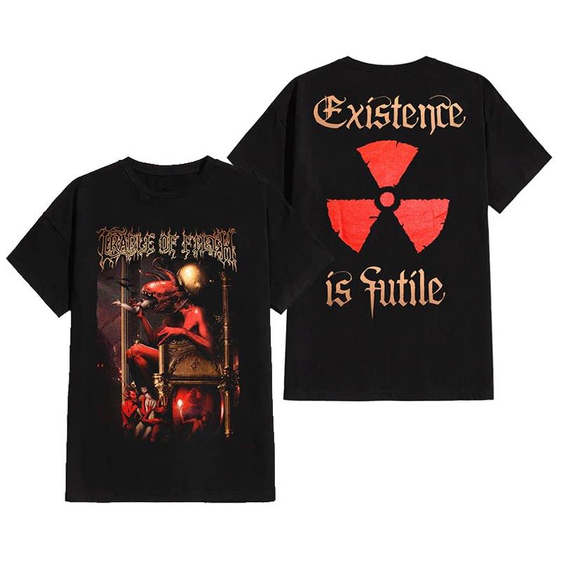 Cradle of Filth Emperor Band Extreme Gothic Black Metal Casual Tshirt Mens and Womens Luxury Band Brand  Rock Band 2026 S