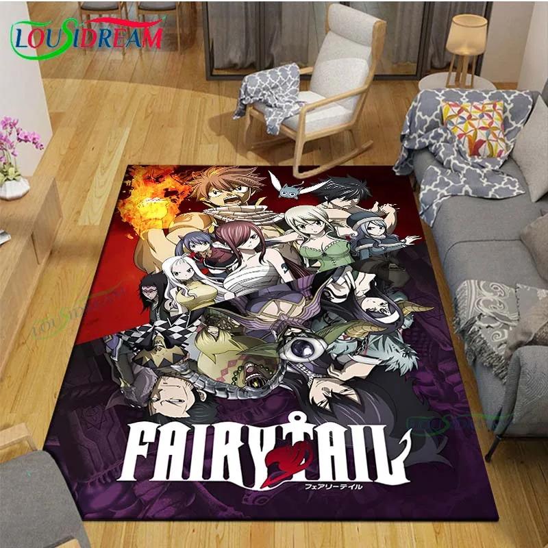Fashion Popular Cartoon A-Fairy Tail Printed  Carpet Living Room Anti-Skid Area Rug Kids Bedroom Mats Yoga Mat Carpet Decor Gift