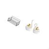Elegant Swan Pair Figurines Artistic Tabletop Ornaments Decorative Couple Statues for Bookshelf And