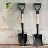 D-shape shovel handle thick plastic head wooden handle T-shape shovel D-shape digging rake tool gardening accessories