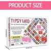 Tipsy Drinking Board Game,Leather Land Drinking Games for Adults,Interactive Girls Night Drinking Games,Bachelorette Party Games
