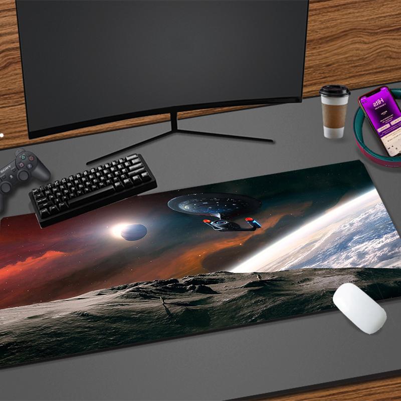 Mouse Pad SpaceX Starship Anime Rug Gaming Accessories Big Carpet Gamer PC Computer Keyboard Mouse Pads Desk Mat Mausepad