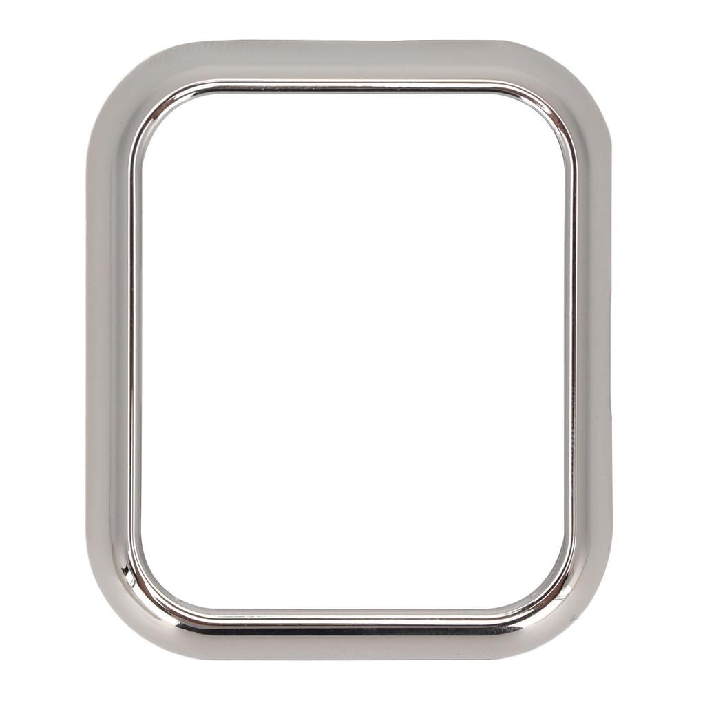 TPU Full Bumper Screen Protective Case Vacuum Electroplate for Realme Watch 2 Pro WatchSilver