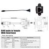 Cate5 Ethernet Cable Rj45 Up Down Left Right Angle Network Cable Patch Short Cord 0.3/0.5/0.6/1M