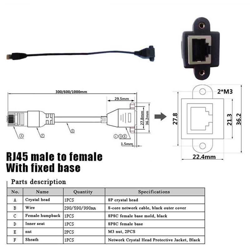 Cate5 Ethernet Cable Rj45 Up Down Left Right Angle Network Cable Patch Short Cord 0.3/0.5/0.6/1M